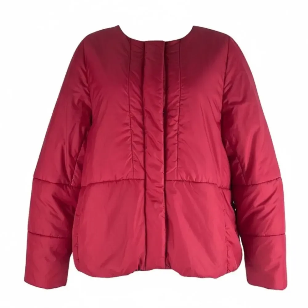 I'M ISOLA Marras Red Full Zip Puffer Jacket Red Size 40/ US 4